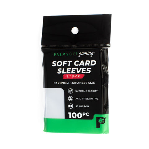 Palms Off Gaming - Soft Card Sleeves - Japanese Fit 100pk