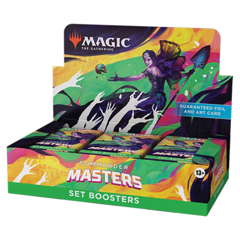 Magic Commander Masters Set Booster Display