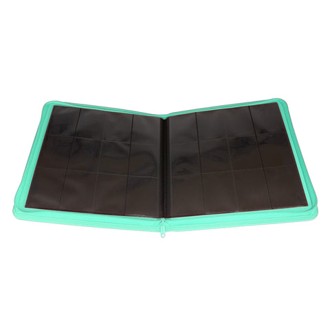 Palms Off Gaming - STEALTH Zip Binder: 12 Pocket - Turquoise