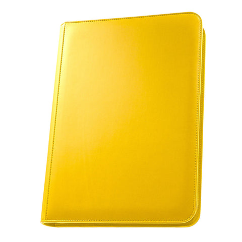 Palms Off Gaming - STEALTH Zip Binder: 9 Pocket - Yellow