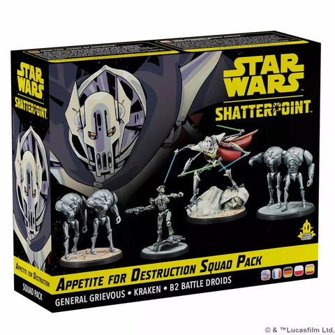Star Wars: Shatterpoint - (SWP05) Appetite for Destruction Squad Pack (General Grievous)