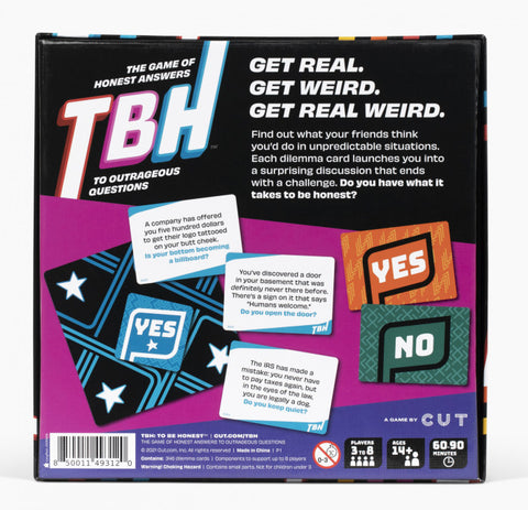 TBH - The Game of Honest Answers to Outrageous Questions