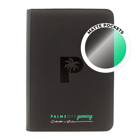 Palms Off Gaming - Collectors Series Top Loader Zip-binder - Matte (108 Capacity)