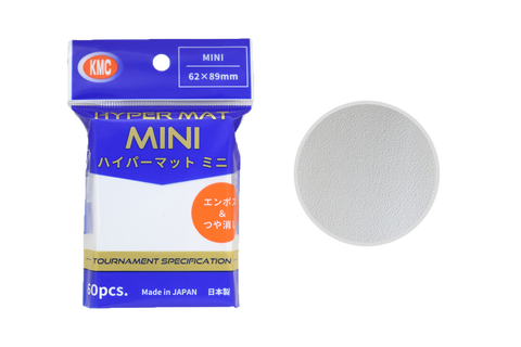 KMC Sleeves - Hyper MAT Mini: White