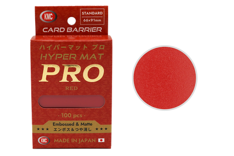 KMC Sleeves - Hyper MAT PRO: Red