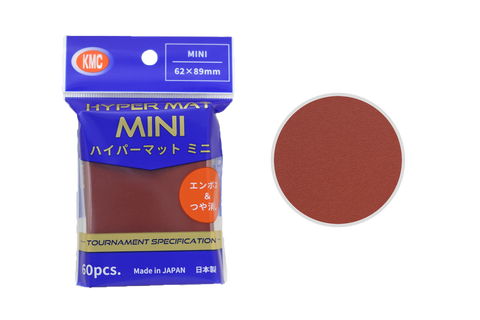 KMC Sleeves - Hyper MAT Mini: Red