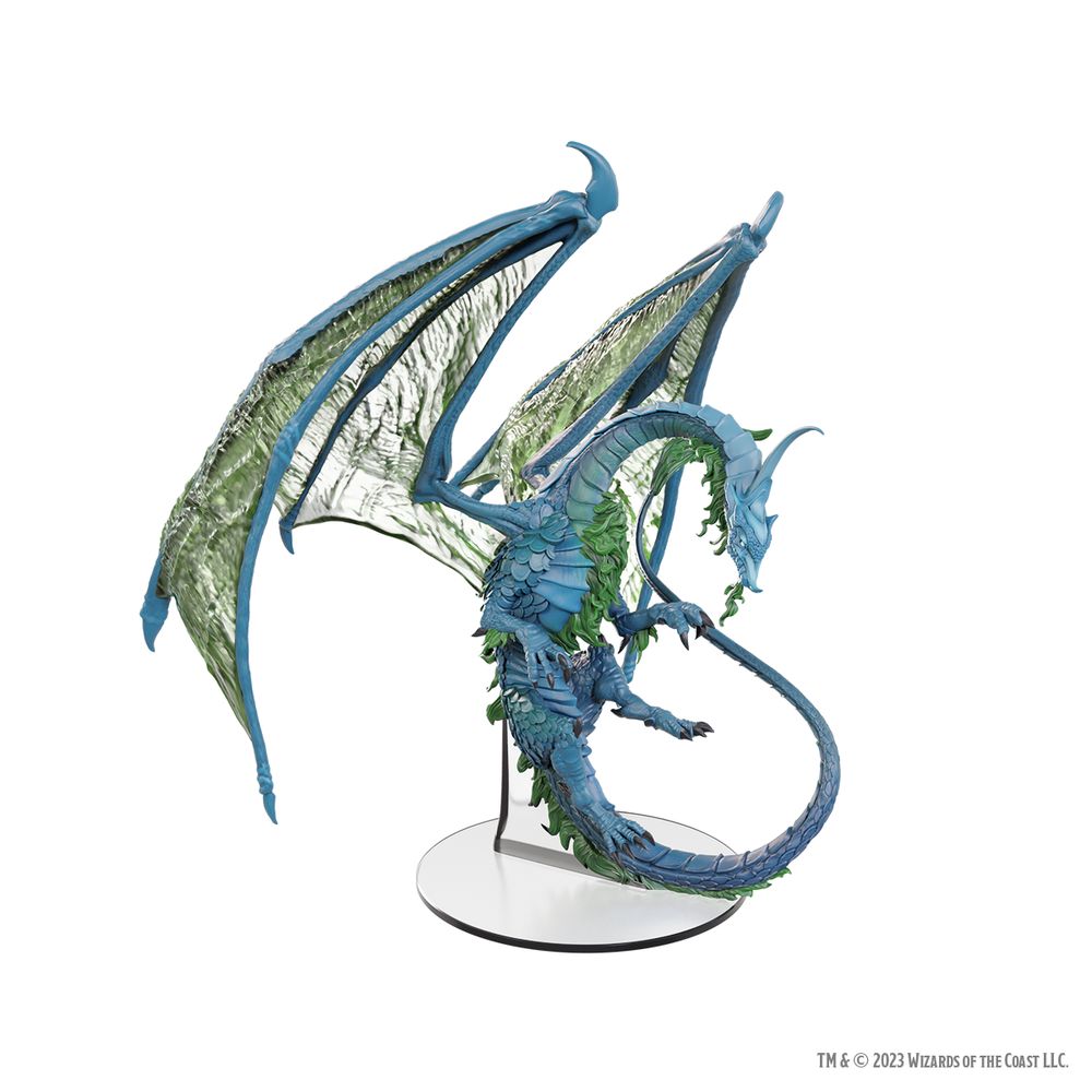 D&D Icons of the Realms: Adult Moonstone Dragon – Table Top Warfare