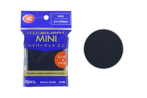 KMC Sleeves - Hyper MAT Mini: Black
