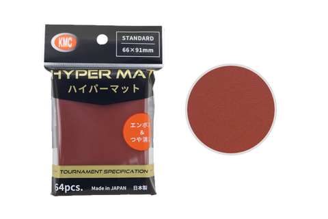 KMC Sleeves - Hyper MAT: Red