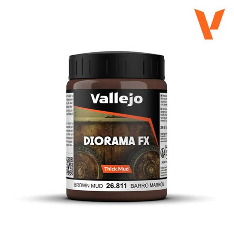 Vallejo - Diorama Effects: Brown Thick Mud