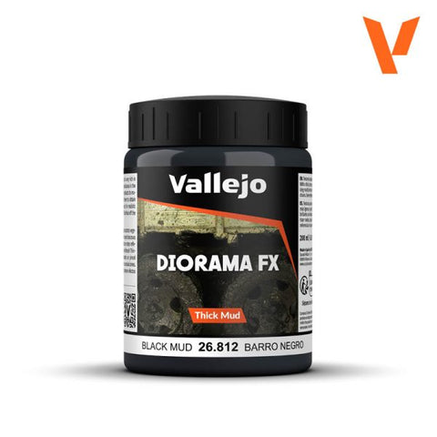 Vallejo - Diorama Effects: Black Thick Mud
