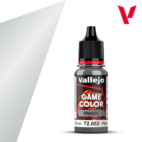 Vallejo - Game Colour Metallic Range: Silver