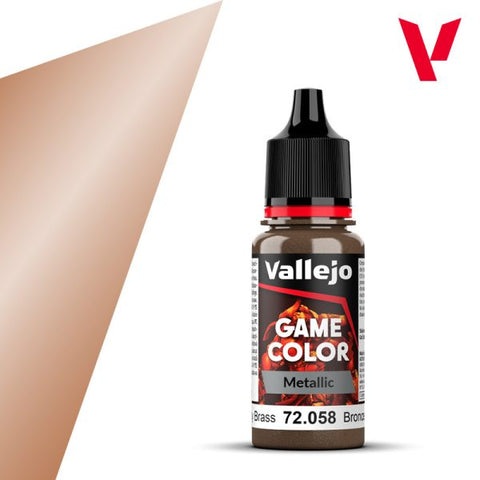 Vallejo - Game Colour Metallic Range: Brassy Brass