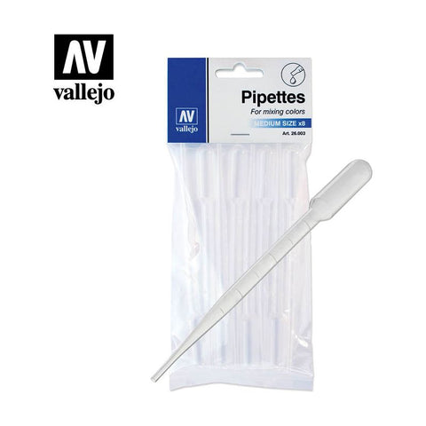 Vallejo Pipettes Medium Size x8 (3ml)