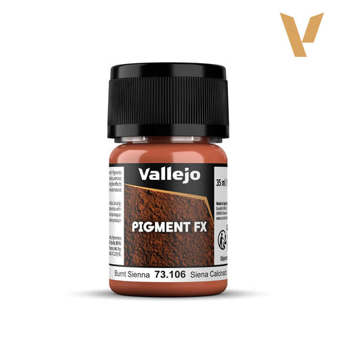 Vallejo - Pigments (30ml): Burnt Sienna