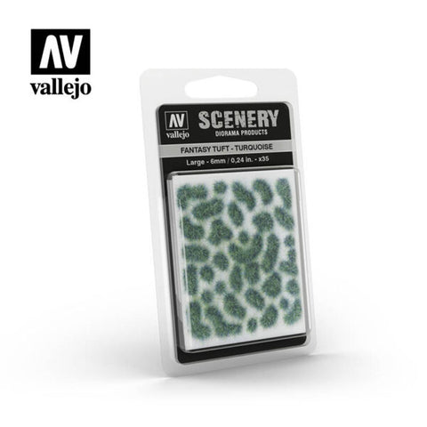Vallejo - Scenery Range: Fantasy Tuft Turquoise 6mm