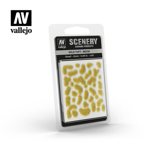 Vallejo - Scenery Range: Wild Tuft Beige 2mm