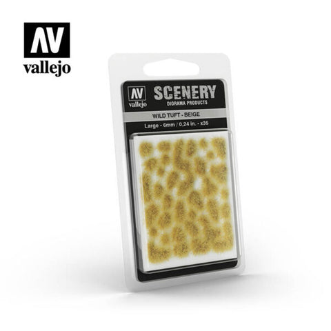 Vallejo - Scenery Range: Wild Tuft Beige 6mm
