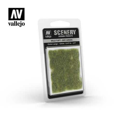 Vallejo - Scenery Range: Wild Tuft Dry Green 12mm