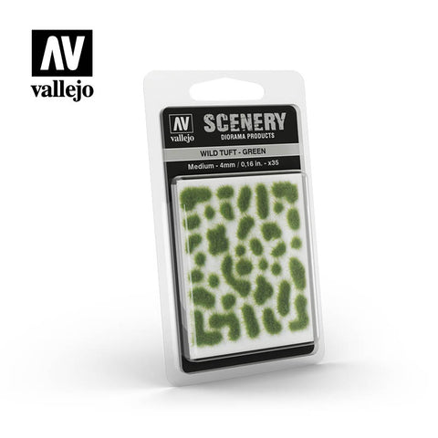 Vallejo - Scenery Range: Wild Tuft Green 4mm