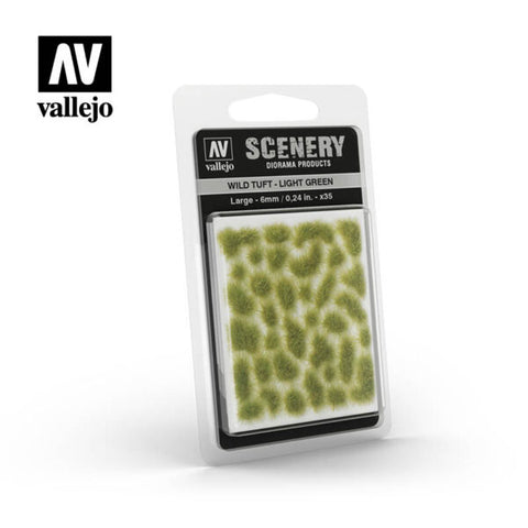 Vallejo - Scenery Range: Wild Tuft Light Green 6mm
