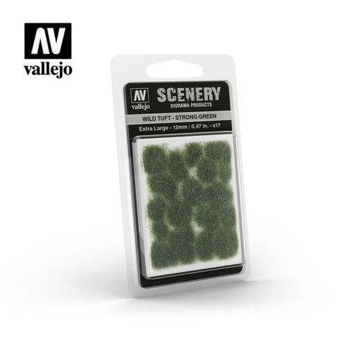 Vallejo - Scenery Range: Wild Tuft Strong Green 12mm