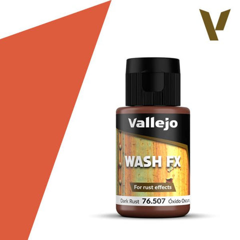 Vallejo - Wash FX Range: Dark Rust