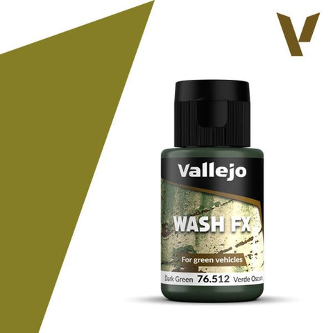 Vallejo - Wash FX Range: Dark Green