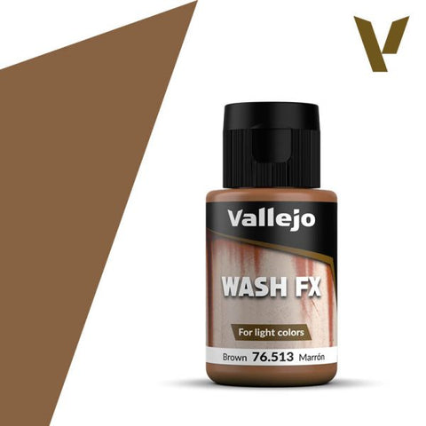 Vallejo - Wash FX Range: Brown