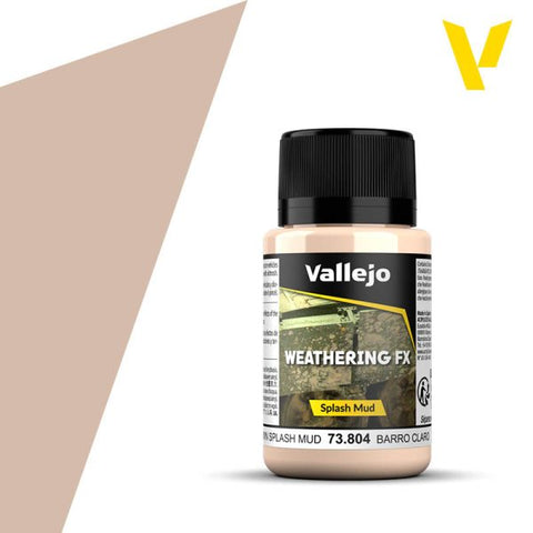 Vallejo - Weathering FX: Light Brown Splash Mud 40 ml