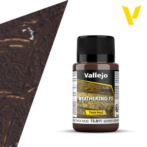 Vallejo - Weathering FX: Brown Thick Mud 40 ml