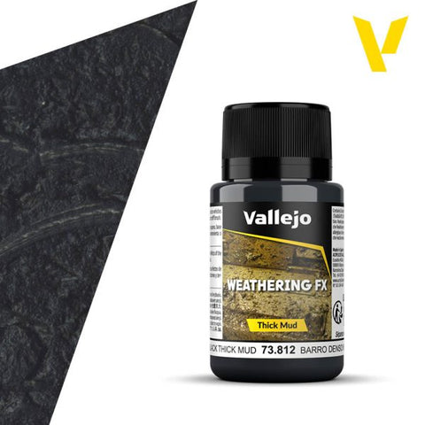 Vallejo - Weathering FX: Black Thick Mud 40 ml