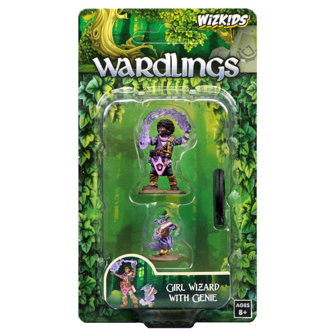 WizKids Wardlings Painted Miniatures: Girl Wizard & Genie