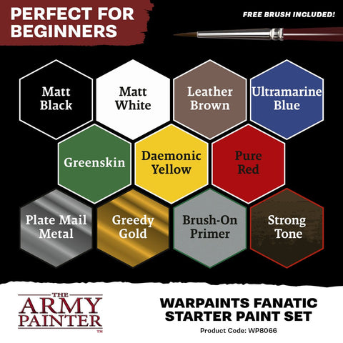 The Army Painter - Paint Set: Warpaints Fanatic Starter Paint Set