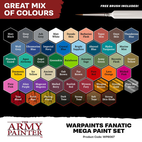 The Army Painter - Paint Set: Warpaints Fanatic Mega Paint Set