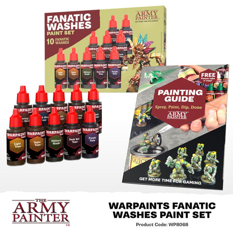 The Army Painter - Paint Set: Warpaints Fanatic Washes Paint Set