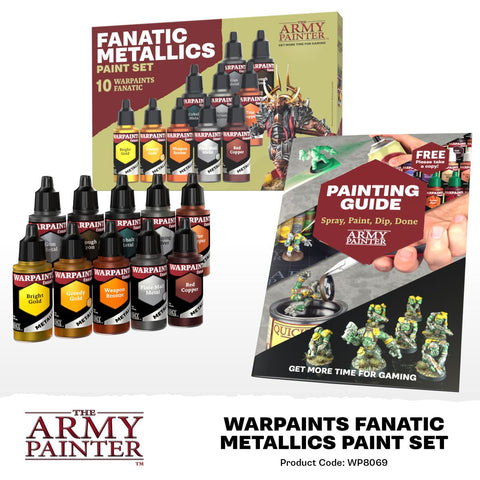 The Army Painter - Paint Set: Warpaints Fanatic Metallics Paint Set