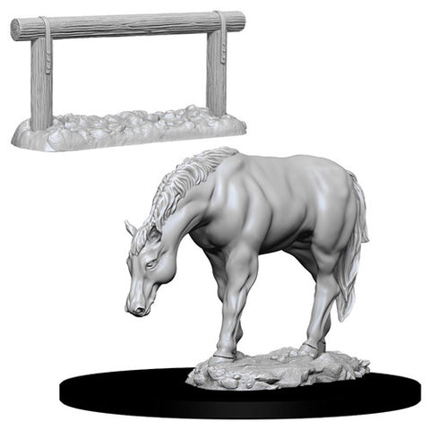 WizKids - Deep Cuts Miniatures: Horse and Hitch