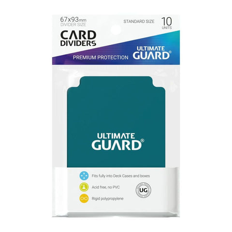 Ultimate Guard Card Dividers - Standard Size Petrol