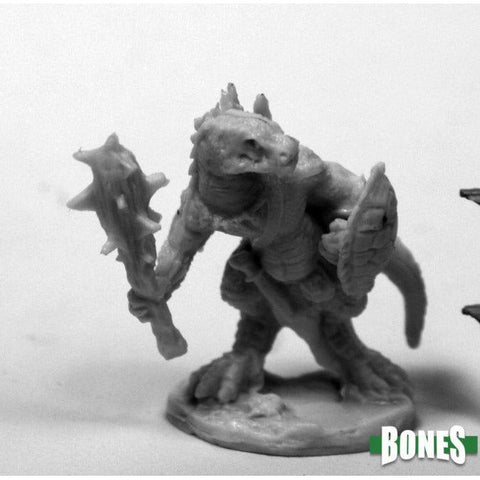 Reaper Miniatures - Bones: Lizardman W/ Club And Shield