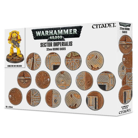 40k Sector Imperialis - 32mm Round Bases (66-91)