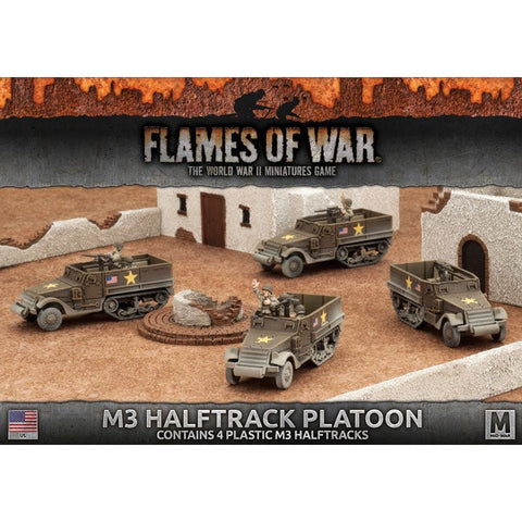 Flames of War - American: M3 Halftrack Platoon
