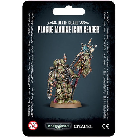 40k Death Guard - Plague Marine Icon Bearer (43-47)