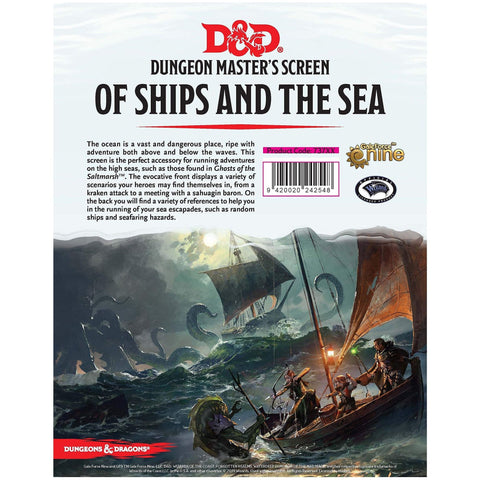 D&D Dm Screen - Of Ships And Sea