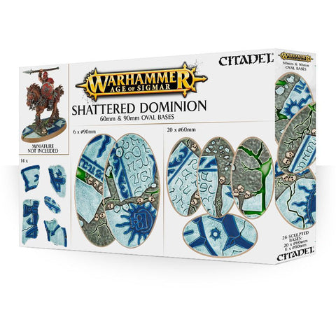 Age of Sigmar - Shattered Dominion: 60 And 90mm Oval Bases