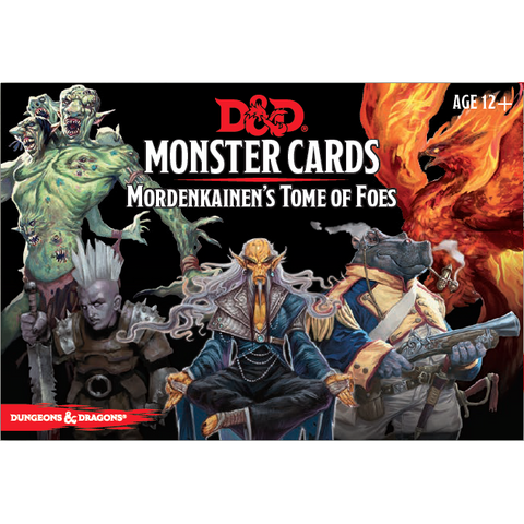 D&D Monster Cards - Mordenkainens Tome Of Foes