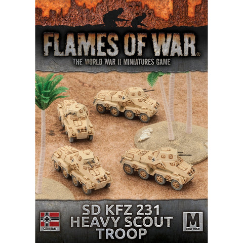 Flames Of War - German: Sd Kfz 231 Heavy Scout Troop