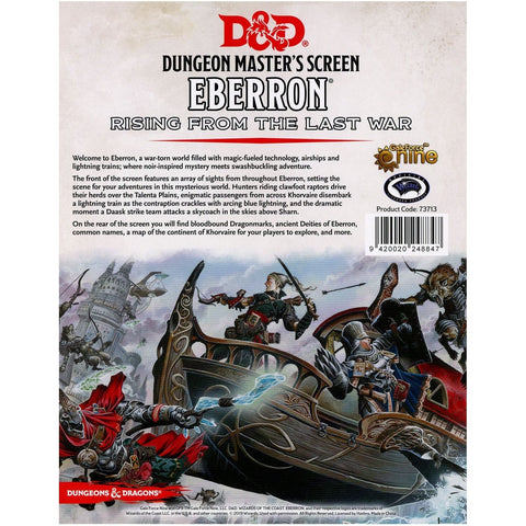 D&D Dm Screen - Eberron Rising From The Last War