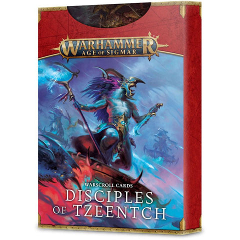 [CLEARANCE] Age of Sigmar - Disciples of Tzeentch - Warscroll Cards (83-46)