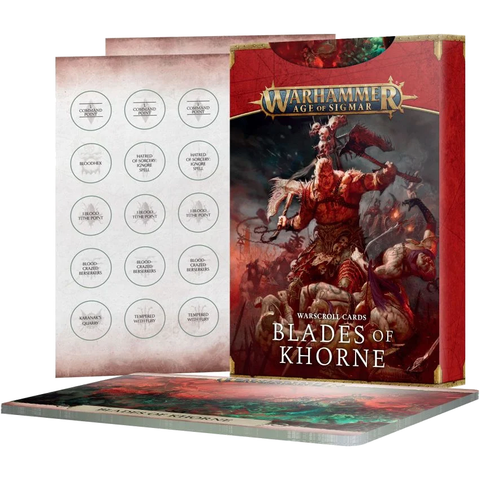 [CLEARANCE] Age of Sigmar - Blades of Khorne - Warscroll Cards (83-81)